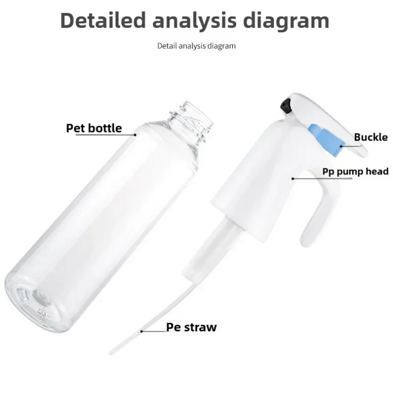 200/300 ミリリットル超微細連続スプレーボトルヘアスタイリングミストポータブル水噴霧器プロ理髪師プラスチック