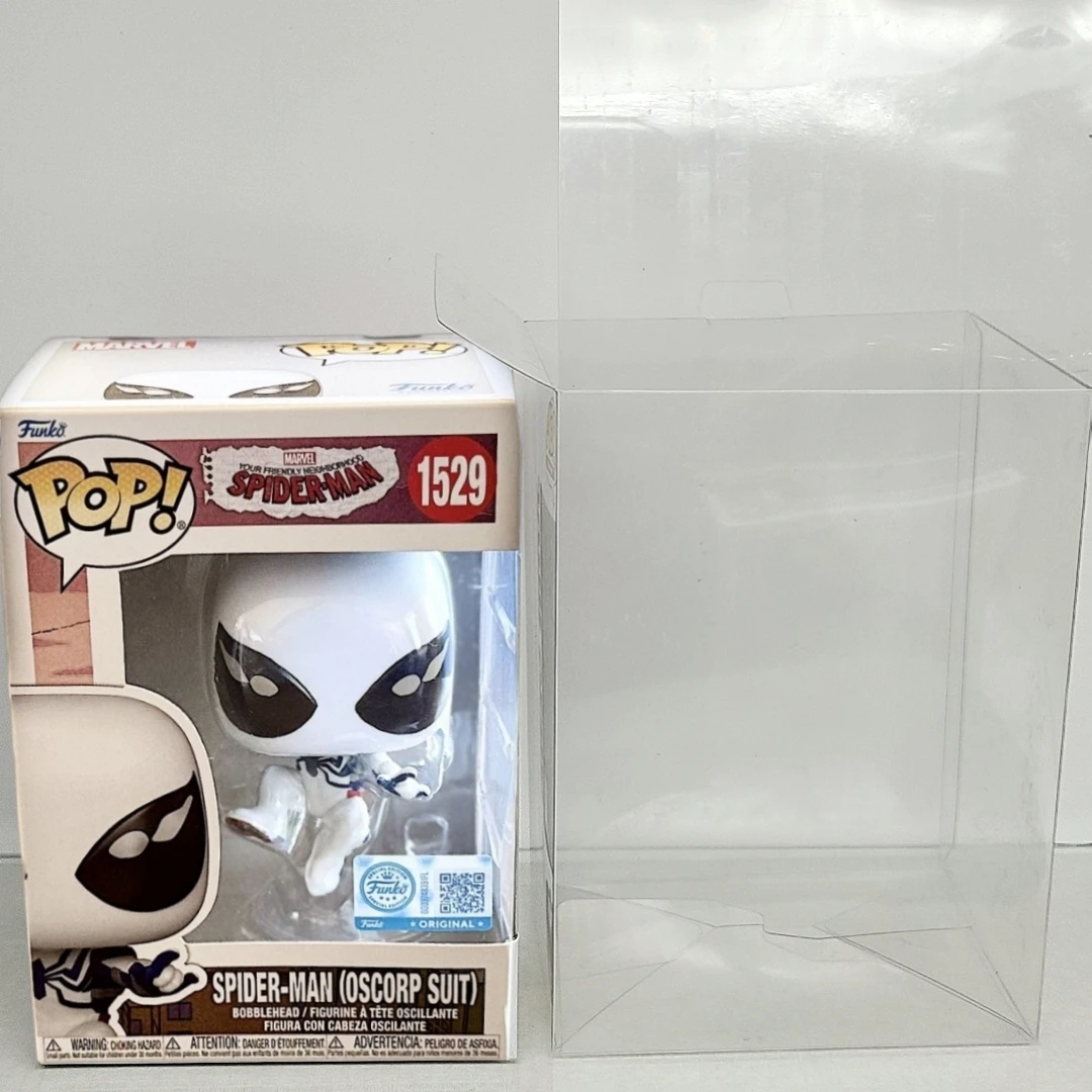 Funko Pop! Spider Man Oscorp Suit Vinyl Figure #1529 Official Licensed Limited Edition Statue Anime Marvel Gift for Fans view 6