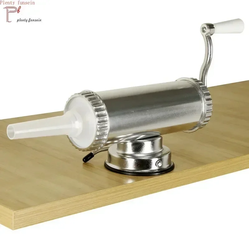 2 Pounds Aluminum Alloy Suction Cup Type Household Sausage Filling Device, Manual Sausage Making, Sausage Machine