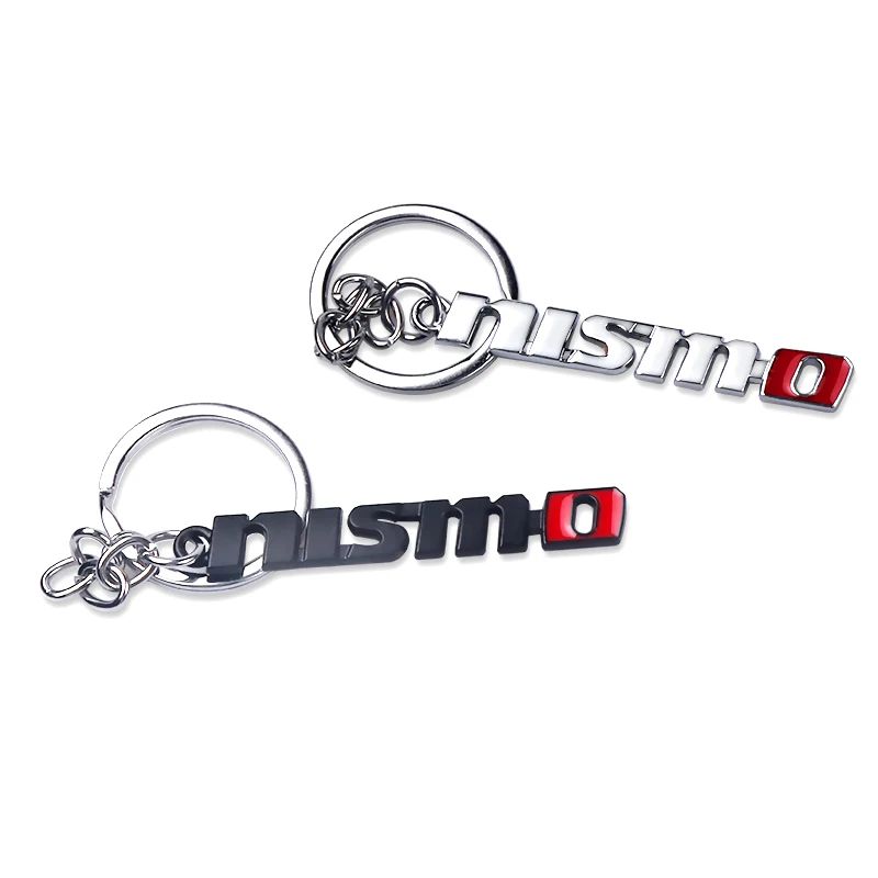 Metal/Leather Car Key Case Keychain Key Rings Accessories For Nissan Nismo X trail Micra Juke Qashqai Leaf Terrano Rogue Navara