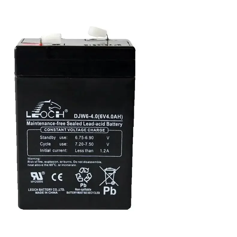 DJW6-4.0 6V 4AH Maintenance Free For Electric Tools Storage Battery