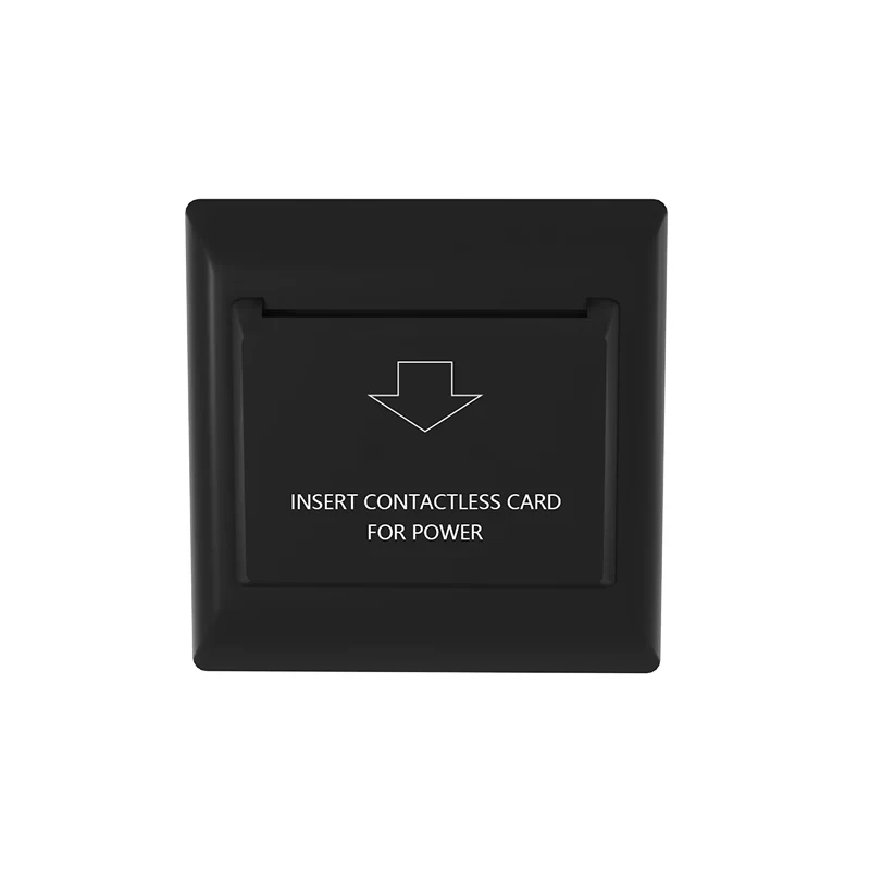 EU Type 125khz/ 13.56mhz Frequency Power Saving Switch Hotel Card Holder 110/220V 40A Switch Smart Energy Saver