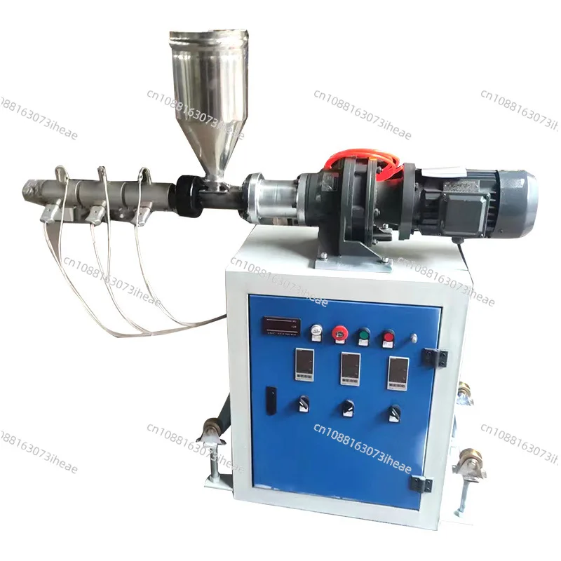 Sj25/30 Small Extruder Beverage Pipe Marking Line Co-Extruder Laboratory Single Screw Plastic Pipe Color Marking Machine