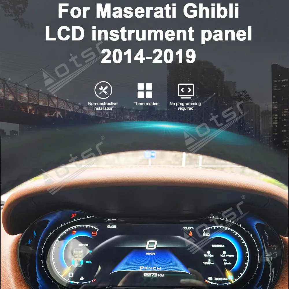 

Для Geely Boyue 2014-2019 полностью цифровой ЖК-дисплей приборной панели кабины комплект обновления виртуального инструмента с дисплеем высокого разрешения