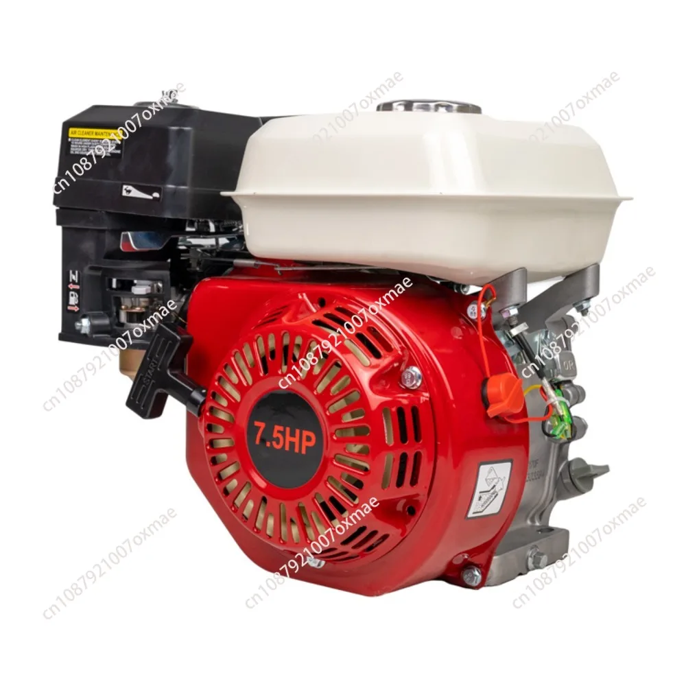 Gasoline micro engine 4KW four-stroke small power accessories 196CC flat key shaft engine OHV structure