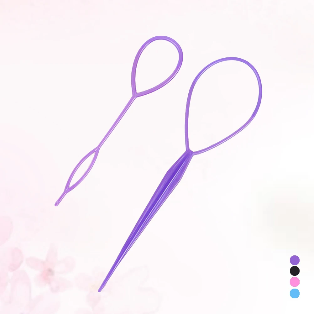 

8pcs Plastic Hair Braid Styling Tool Ponytail Maker Clip Tail Hair Beader Accessories Mixed Easy Elegant Updo