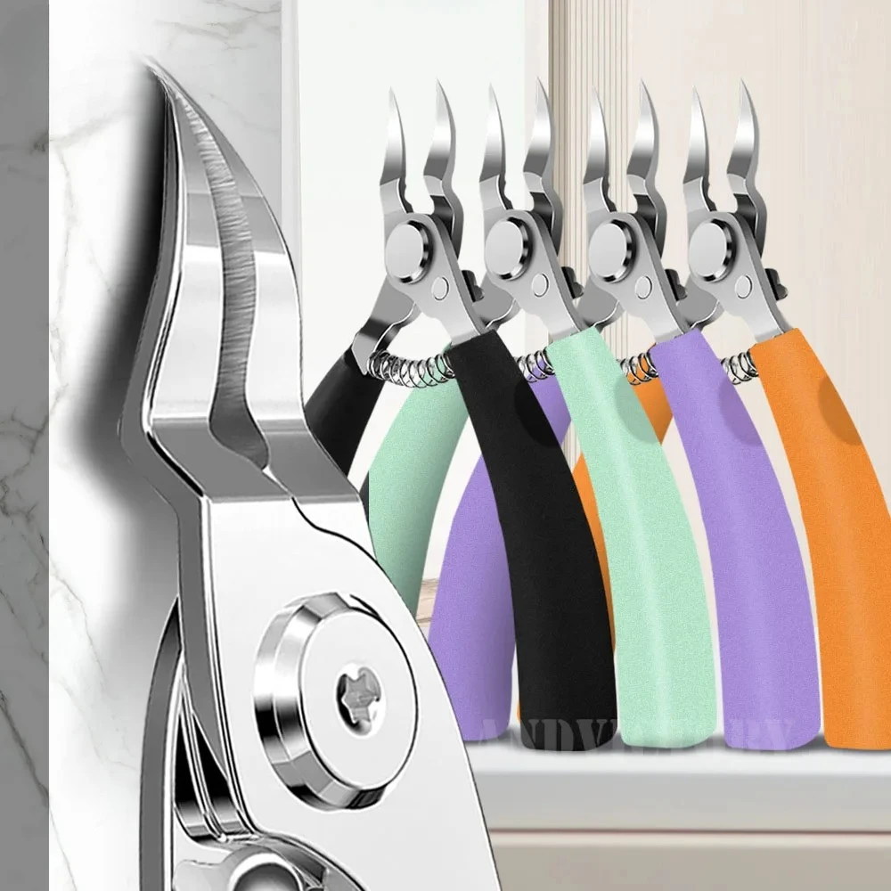 

Кусачки для вросших ногтей, кусачки для ногтей на ногах, педикюр из нержавеющей стали, коррекция толстого пальца ног, глубокие канавки для ногтей, маникюрные инструменты