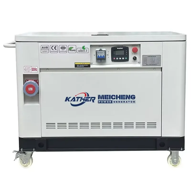 5kVA 10kVA 15kVA 20kVA 25kVA 30kVA Waterproof Silent Generators Set Air Cooled 4 Stroke Emergency LPG LNG