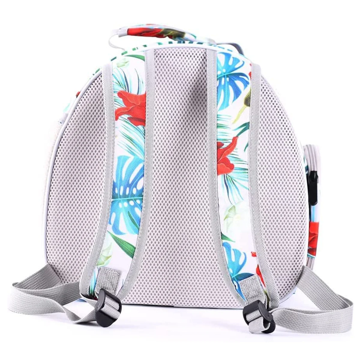 Mochila portadora de pájaros con percha de cuerda, mochila portátil de viaje para pájaros, multicolor