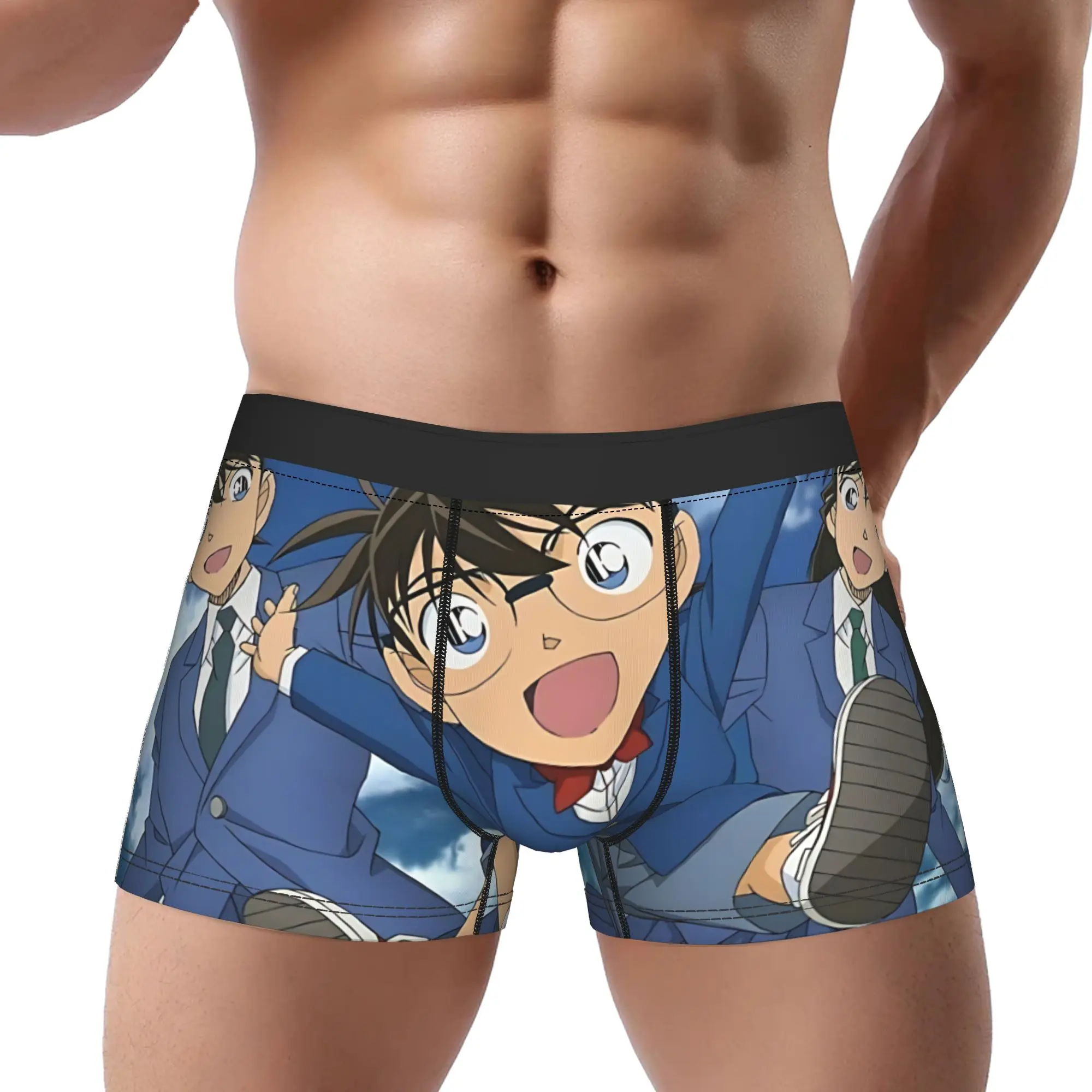 

1piece Detective Conan Jump Underpants Homme Panties Male Underwear Comfortable Shorts