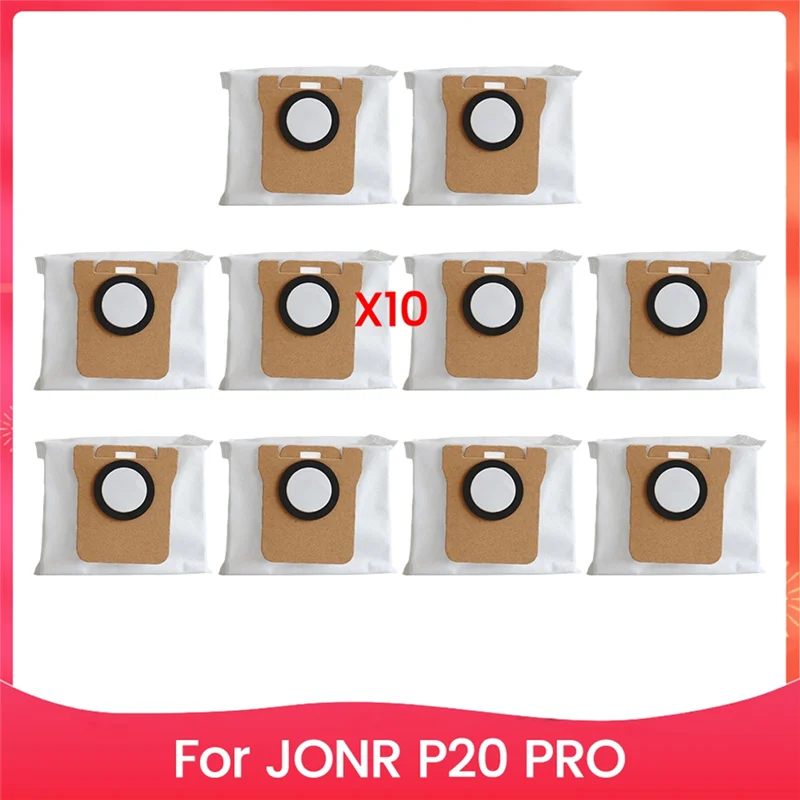 

ABXH Vacuum Dust Bag Fit For JONR P20 PRO Spare Parts Large Capacity Dust Bag Household Cleaning Replacement