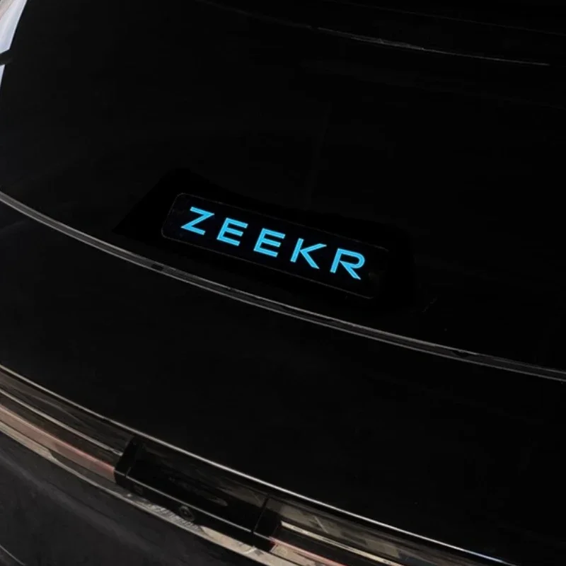 ل ZEEKR 7X الباب الخلفي الإنجليزية تغيير لون لاصق غشائي رسالة تغيير لون فيلم لوازم السيارة الخارجية تعديل ملصق #5