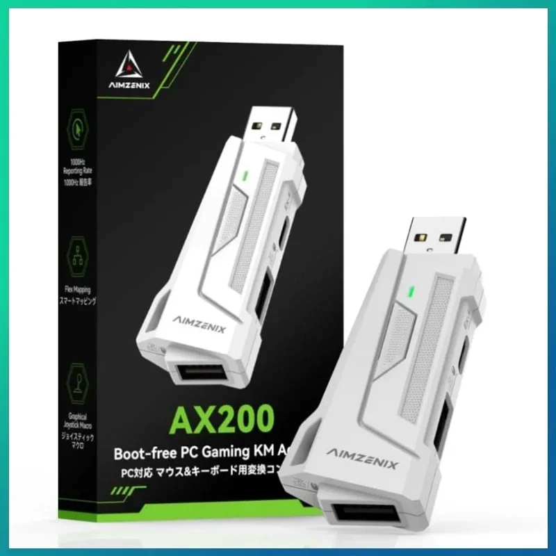 AX200 PC Gaming K&M Converter/Adapter,For Games Consoles Enhanced Gaming Experience Gamer Accessory