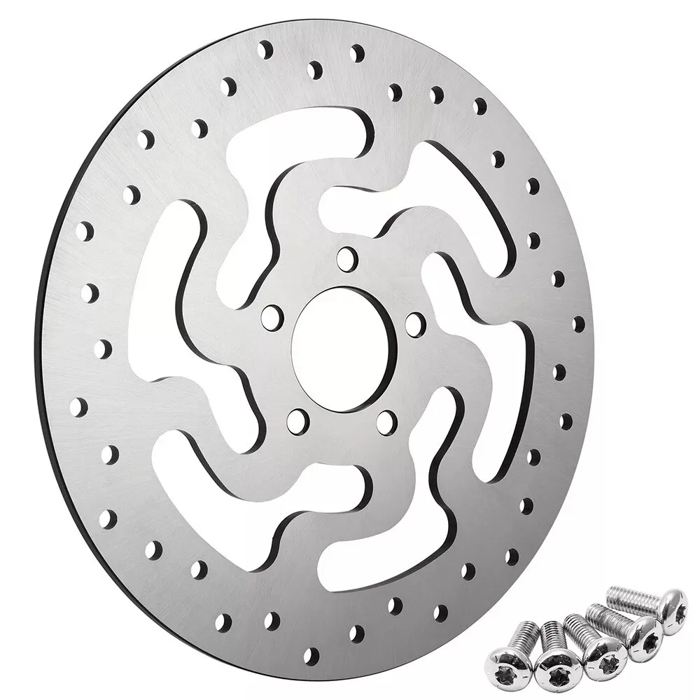 

Rear Brake Disc Rotors & Bolts For Harley Touring Road King Street Electra Glide Ultra Limited 2014-2023 Motorcycle