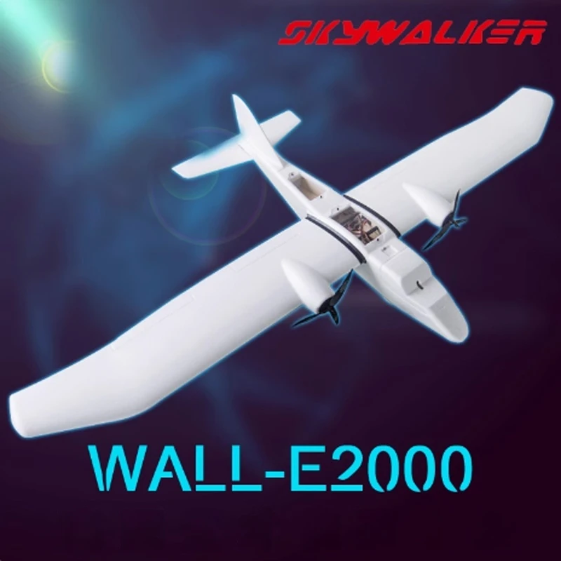 WALL-E2000 Skywalker Fixed Wing Model Aircraft Remote Control Professional Aerial Photography FPV Dual Engine