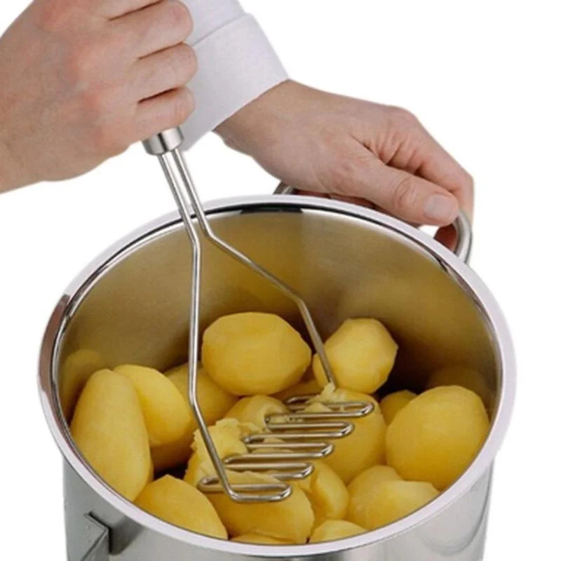 Schiacciapatate in acciaio inox manuale frutta verdura pressione fango macchina cucina bambini cibo frantoio Gadget complementare