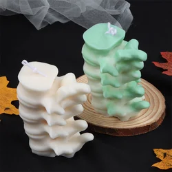 Spine Candle Mold for Halloween Decor Premium Scented candlestick, Human Vertebrae Candle Silicone Mold Spinal Cord Bone