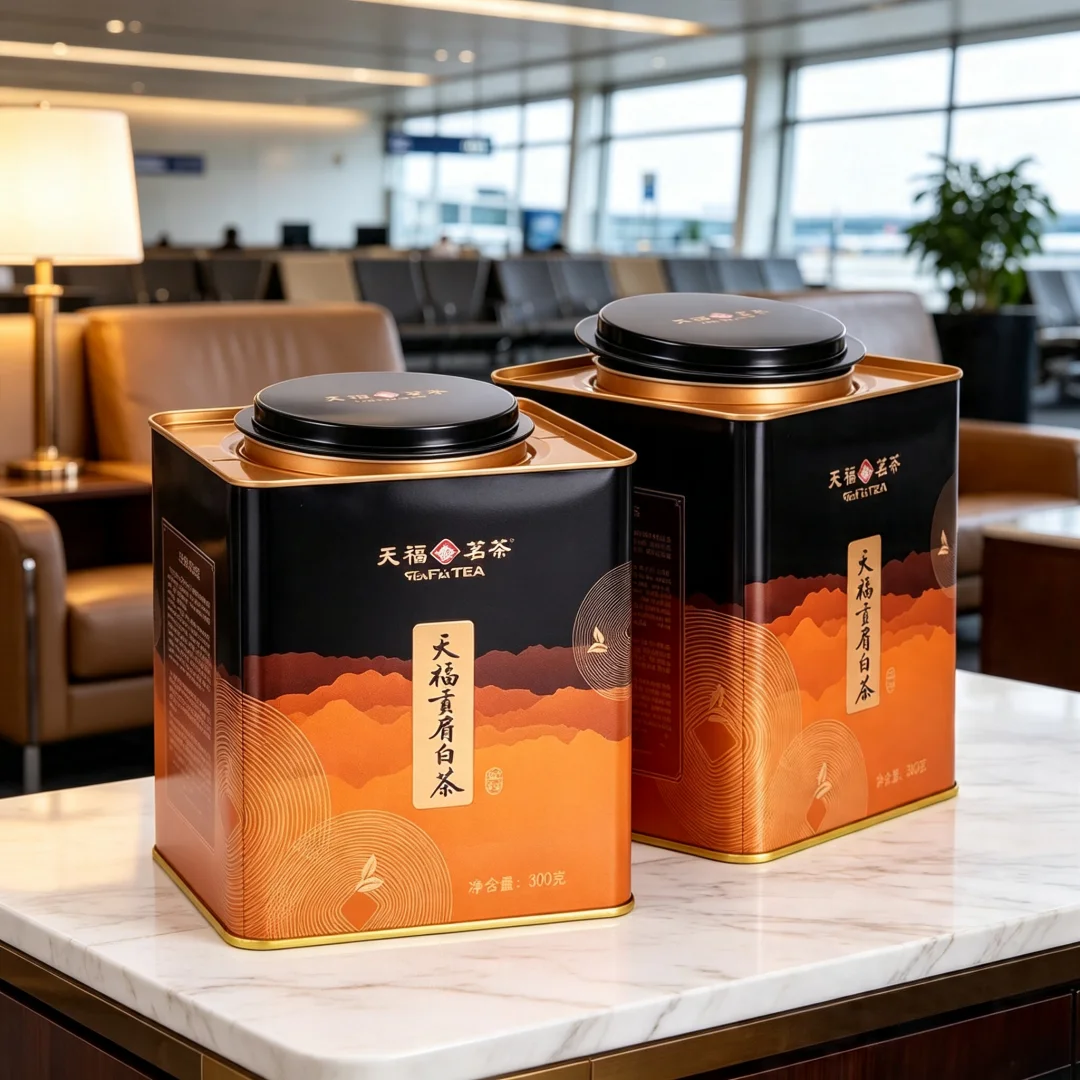 High-end Customized Famous Tea Da Hong Pao Iron Tie Kuan Yin Horseshoe Mouth Iron Box Jasmine Blacktea Sealed Box 500g