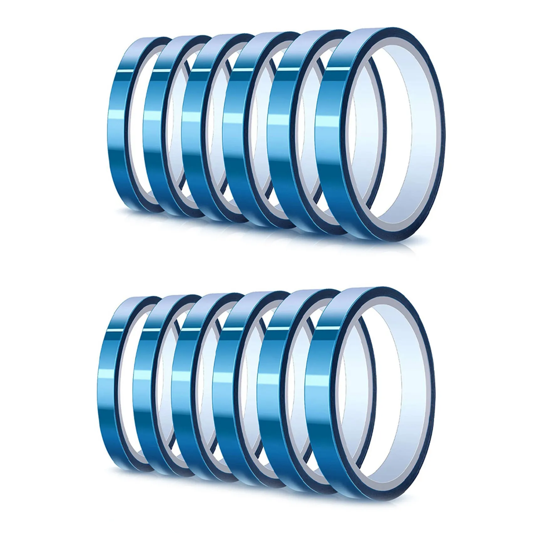 

A70P 12 Rolls Of High Temperature Adhesive Tape,Thermal Vinyl Pressing Tape,Heat-Resistant Sublimation,For Thermal Transfer B