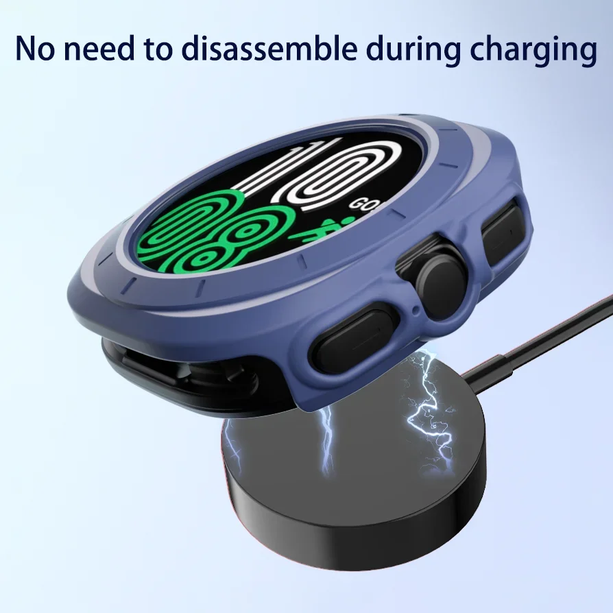 Vidro e Case para Samsung Galaxy Watch, Acessórios iWatch, Capa Protetora de Tela, 7 Ultra, 47mm