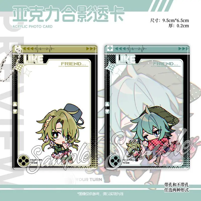 Your Turn To Die Death Game By Majority Прозрачная карта Hiyori Sou Group Фотокарточки Kizuchi Kanna Акриловые украшения Egokoro Nao