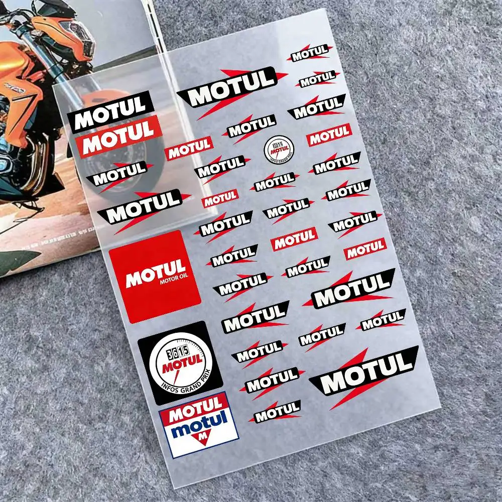 

Светоотражающие наклейки MOTUL для мотоциклов, 3M, предупреждающие о безопасности в темноте, для шлемов скутеров