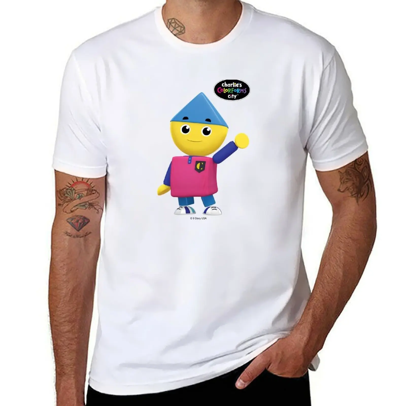 

Charlie's Colorforms City - Charlie Waving T-Shirt funny t shirts dark humor t shirt man designer T-Shirt