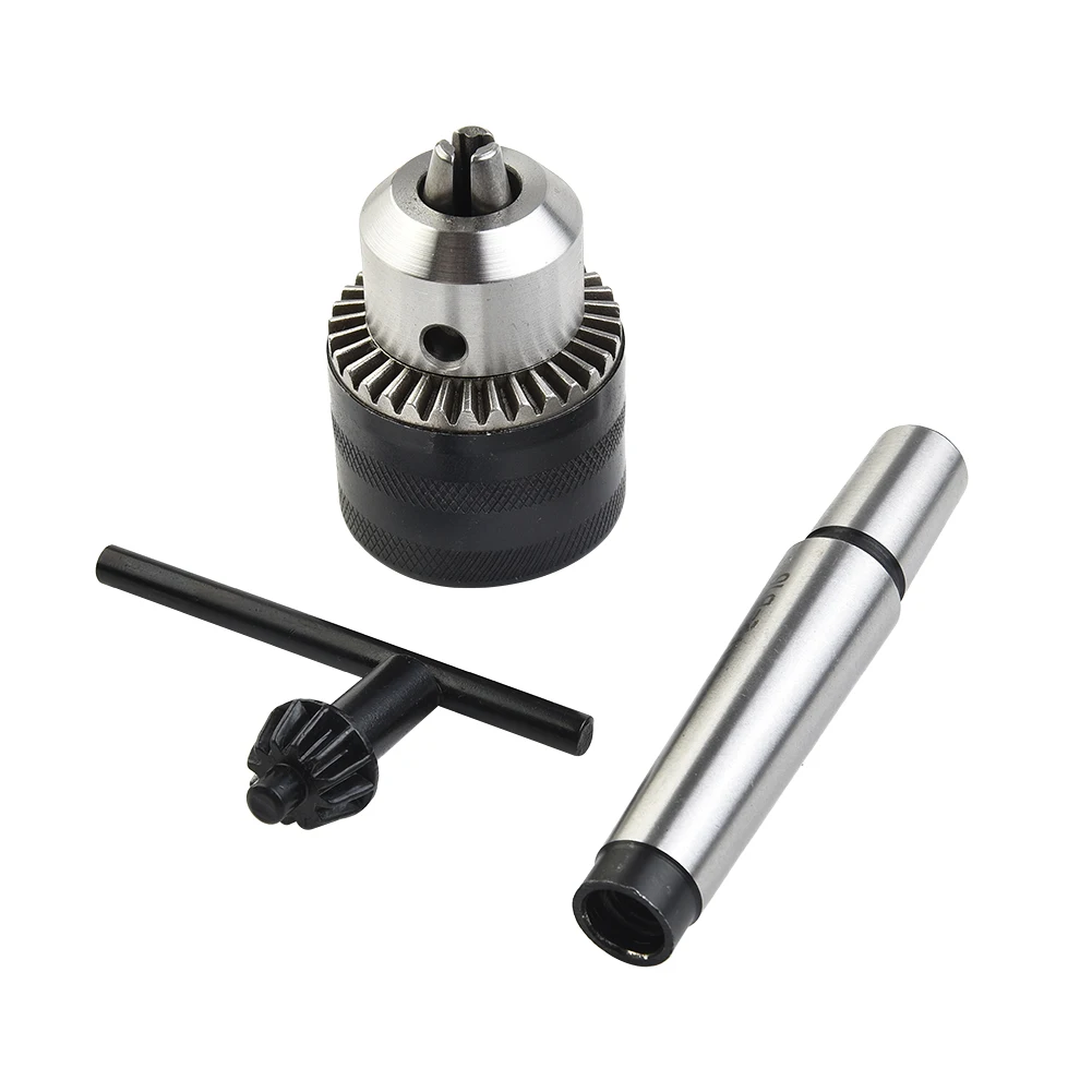 1Pc Drill Chuck Lathe MT2 Metal  Mini No Slippage Tail Stock Tools  For All Drilling Applications Hobbies  For Morse Taper