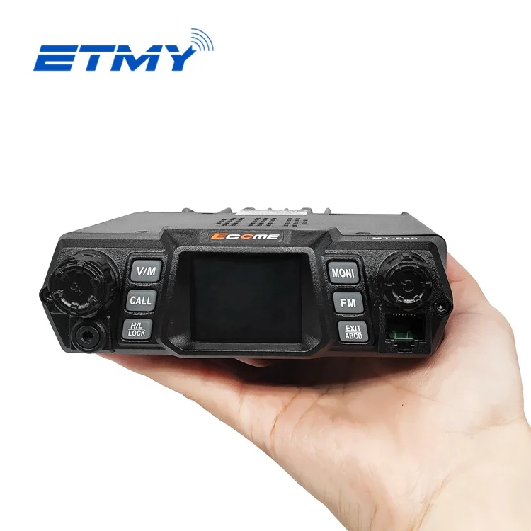 ETMY MT-690 100W 256 channels vhf uhf radio walkie talkie with speaker microphone from ecom technologys