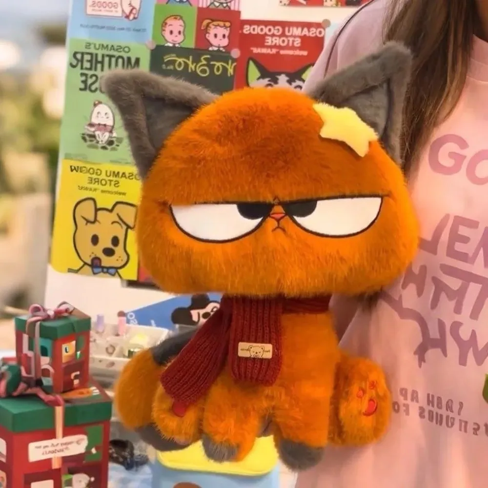 Creativo 30 cm/40 cm gato naranja Plushie Material suave lindo muñeco de peluche Kawaii animales de peluche niña juguetes de peluche muñeco de peluche