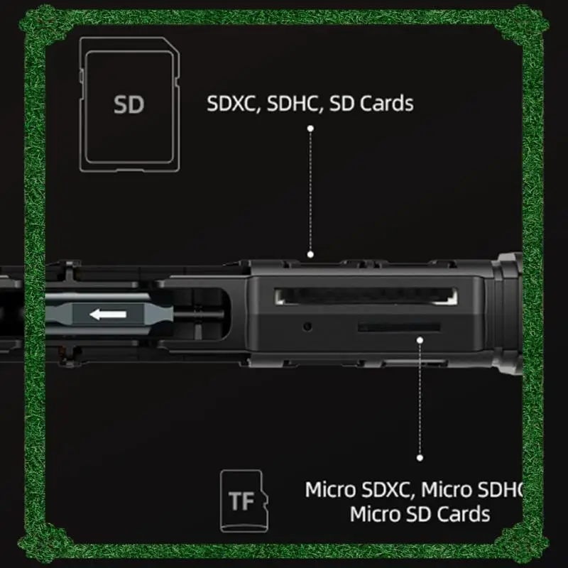 تسليم 24 ساعة TELESIN عالي السرعة 312 ميجابايت/ثانية TF/SD قارئ بطاقات صندوق تخزين بطاقة الذاكرة واجهة من النوع C حامل حقيبة حمل #2