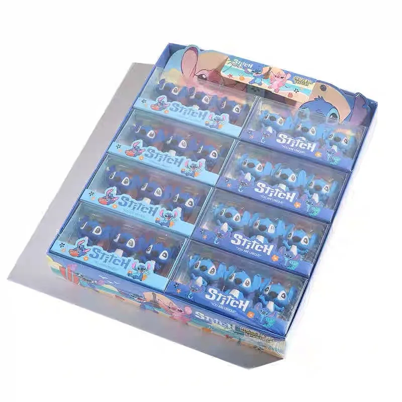 Stitch doll shaped eraser creative cartoon cute Stitch 3D elephant skin fun detachable.