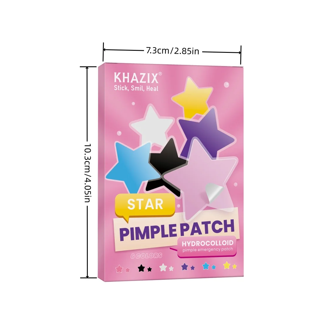 رقعة حب الشباب 280 نجمة، مقاومة للماء ومسامية، للاستخدام اليومي للوجه، غطاء بشرة الوجه وأساسيات العناية، العناية الشخصية.