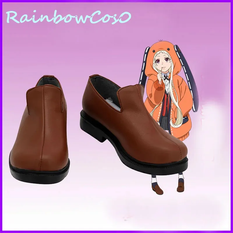 

Kakegurui Compulsive Gambler Yomoduki Runa Обувь для косплея Сапоги Игра Аниме Хэллоуин RainbowCos0 W1136
