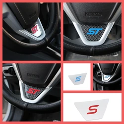 Ford Fiesta MK7 09-17 Ecosport 12-17 Figo 15 B-MAX 11-16 KA + 18 자동차 핸들 커버 트림 장식 스팽글 스티커
