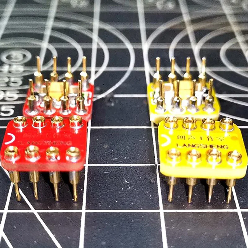 Upgrade DIP-8 Socket Adapter for Hi-Fi Audio Operational Amplifiers (Op-Amps)