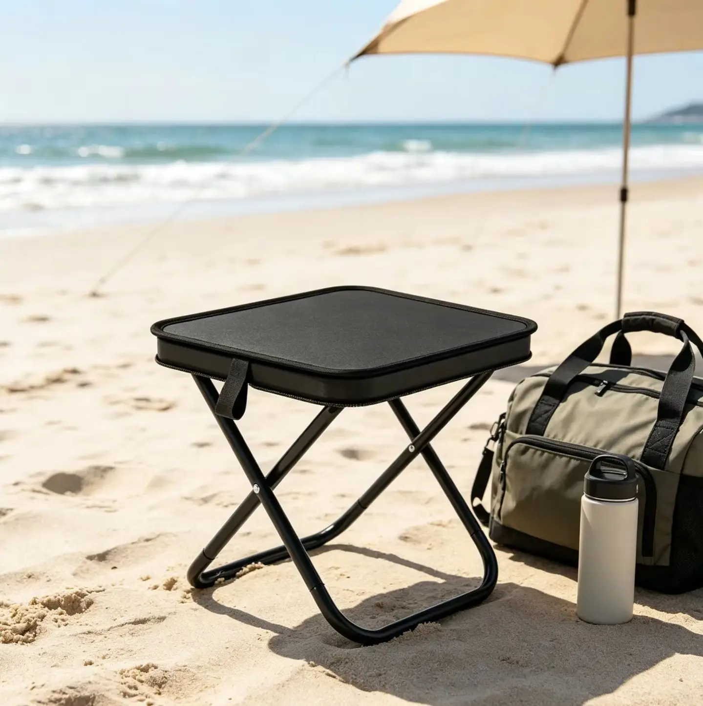 Portable Retractable Folding Stool, Lightweight Pocket‑Size Seat for Fishing, Camping, Outdoor Travel, Picnic & Leisure Activiti image 6