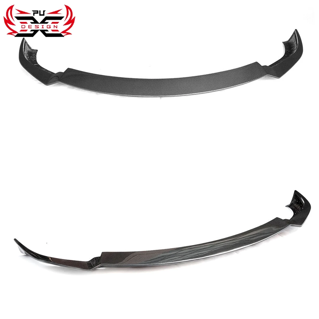 

Передний бампер из сухого углеродного волокна, комплект нижней части губ для Teslal Model X Plaid 2021-2023