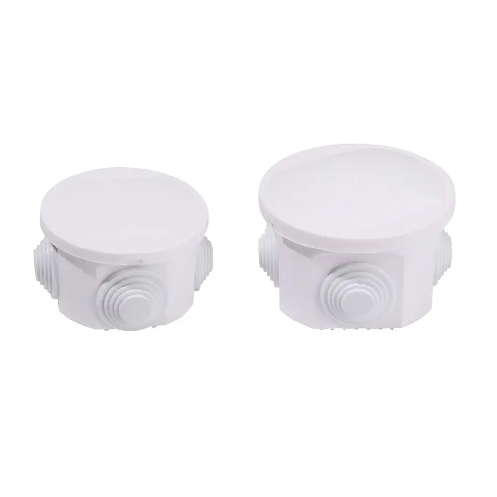 White IP65 Connection Cable Branch Power Case Electric Control Boxes Junction Box Indoor Wire Shell