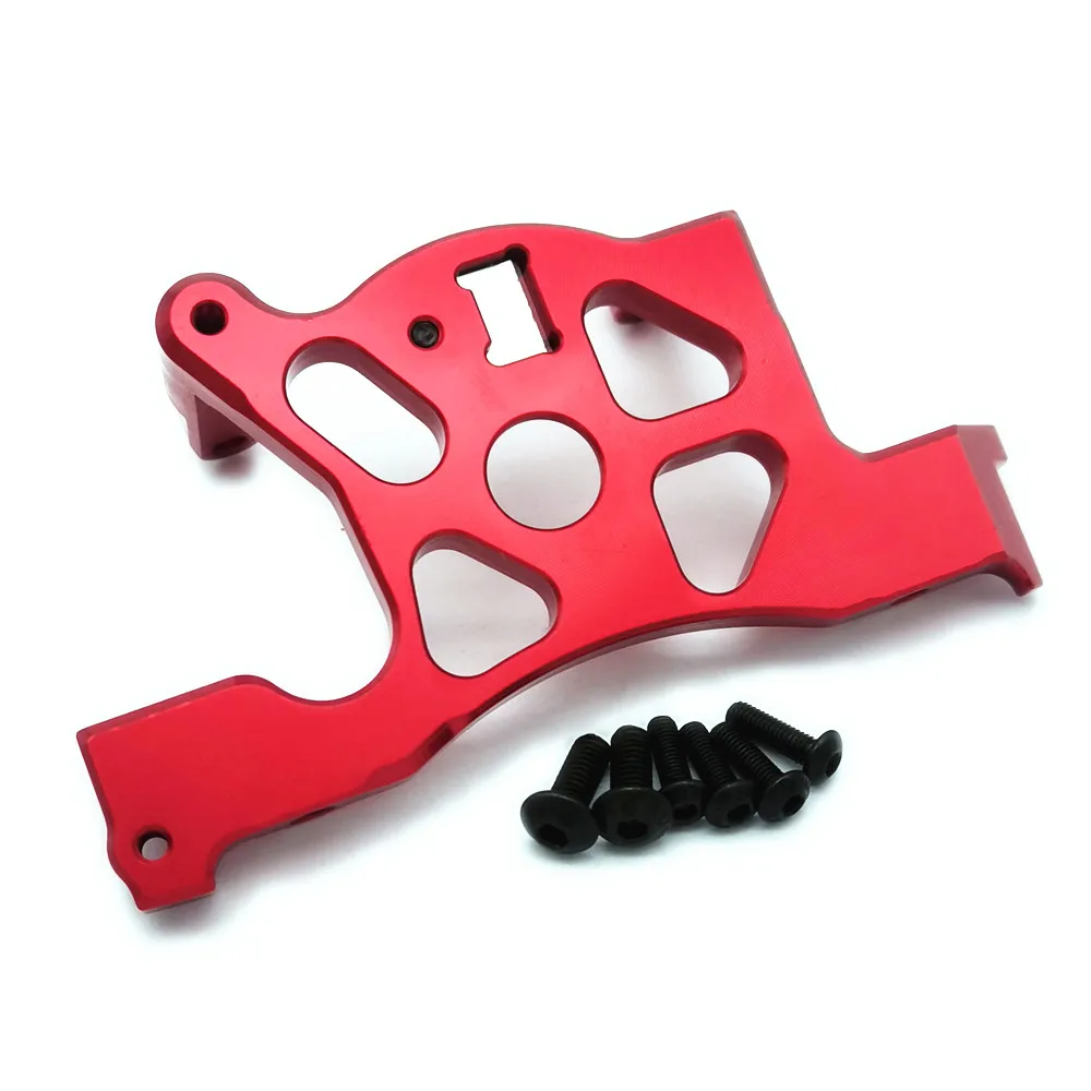 Aluminum Motor Mount Rear Spur Gear Cover for Traxxas 4x4 LCG Chassis Slash Rustler Ford Fiesta Rally 7460 7460X