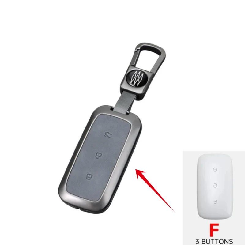 Car Key Case Cover Shell Fob For Geely EX5 Galaxy E5 Proton e.MAS 7 2025 2024 Accessories