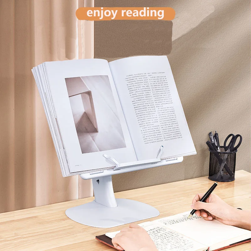 Lezen Rack Multifunctionele Verstelbare Intrekbare Lezen Rack Student Boekenplank Desktop Boek Clip Vaste Lezen Boekenplank