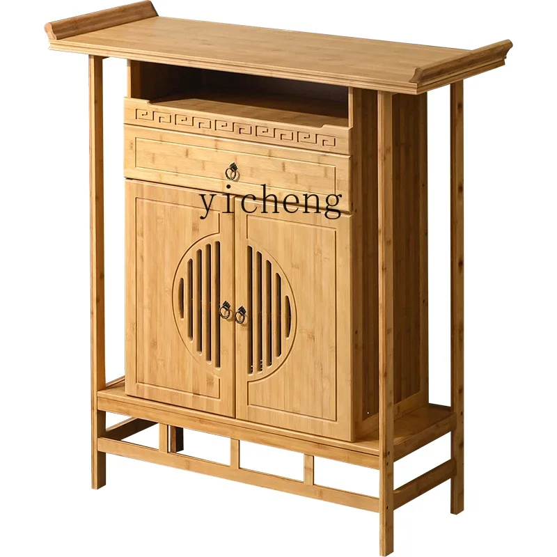 ZK Buddhist niche table modern style household vertical cabinet new Chinese incense table table simple