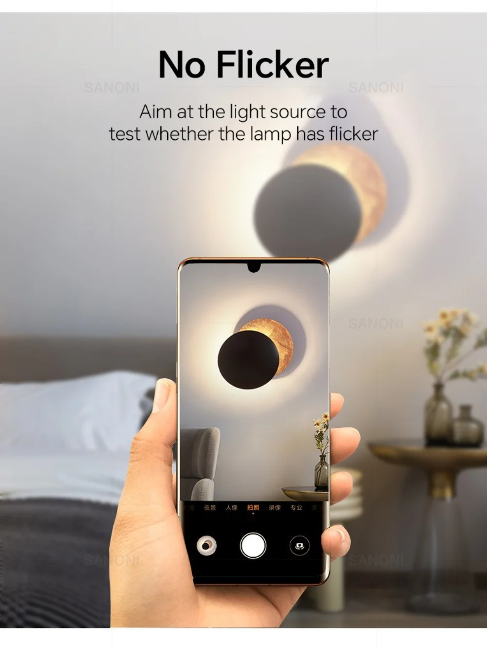 Modern LED Aisle Wall Lamp for Bedroom Bedside Living Room Stairs Corridor Eclipse Sconce Home Decor Lighting Fixture Luster