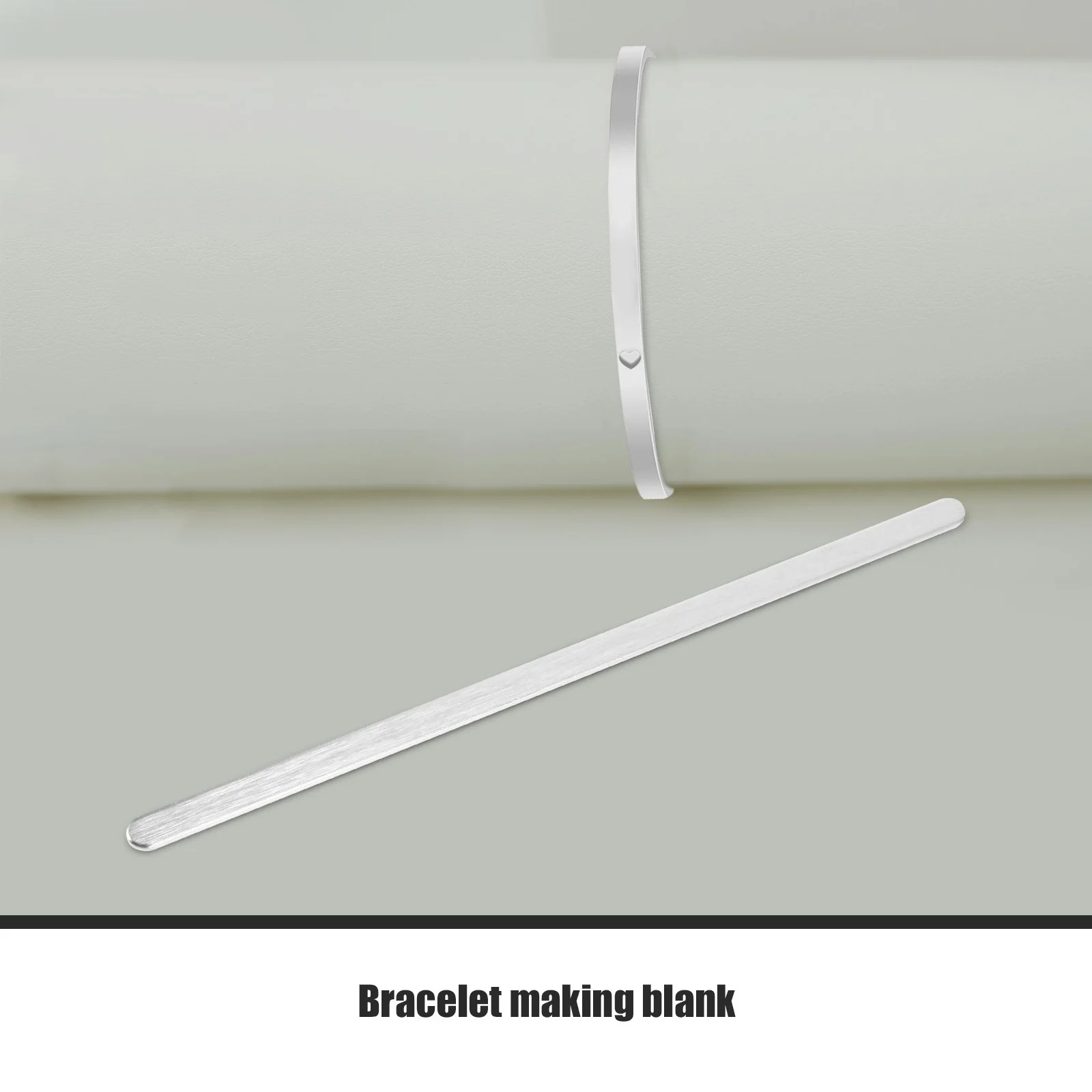 

Stainless Steel Bracelet Blank Curved Metal Strip For Diy Engraving Jewelry Making Craft Material Inner Core Bangle