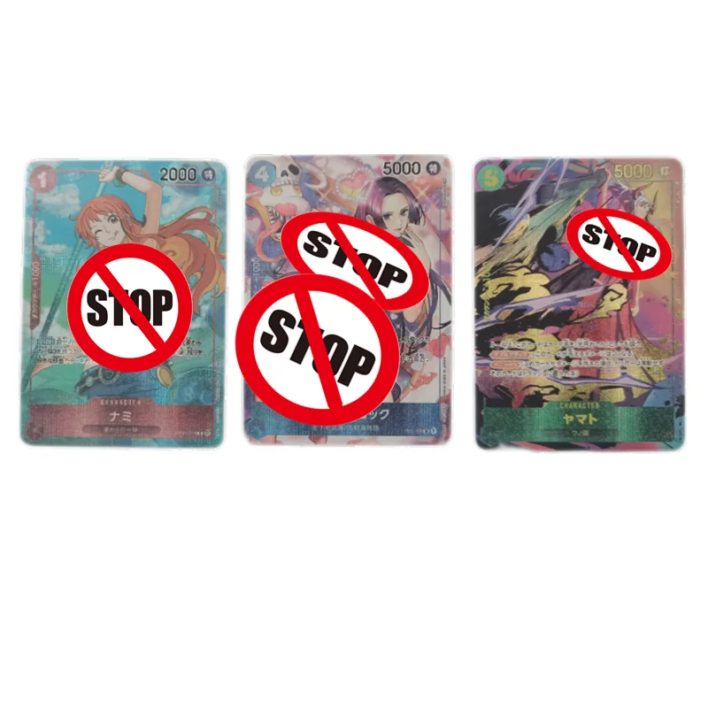 

3Pcs/set Anime One Piece Nami Hancock Yamato OPCG Sexy Nude Card Game Toy Gift Different Painting Edition Comic Collection Card