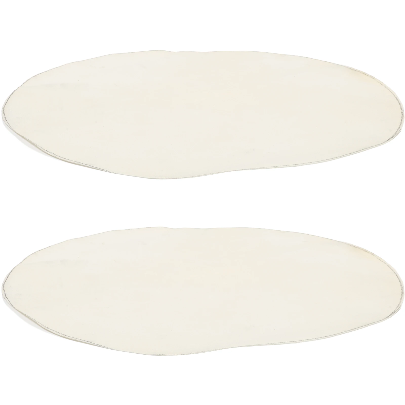 

2 Pcs Drum Surface Fittings Covers Tambourine Heads Dejembe Goat Skin Congo Parts