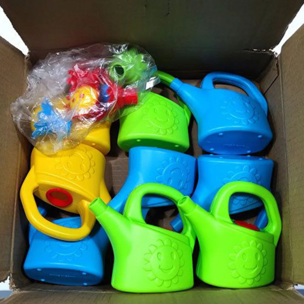 Sprinkler Watering Can None Yellow 18cm X 10.5cm X 7cm Blue Cute Cartoon Flowers Bottle Green Kids None Brand New