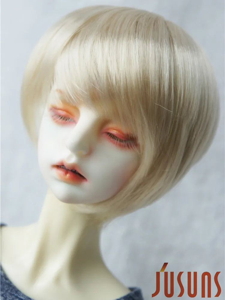 Jusuns JD151 1/6 1/4 1/3 Unisex Layer Cut Synthetic Mohair BJD Wigs 6-7inch 7-8inch 8-9inch YOSD MSD SD DOD Doll Accessories