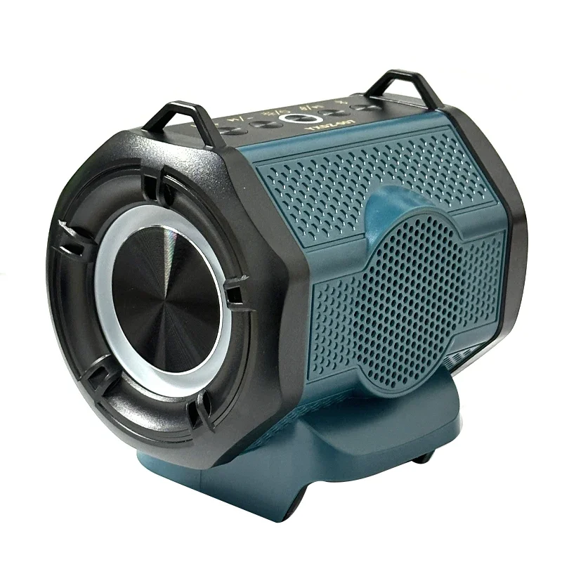 Bluetooth Speaker for Makita 18V Li-ion Battery With USB Type-C Port Cordless Small Speaker for Jobsites, Home and Party